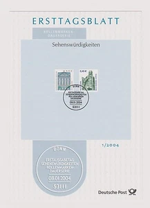 Bund ETB 2004 (offizielle Ersttagsblätter in Eurowährung) kompletter Jahrgang - Picture 1 of 1