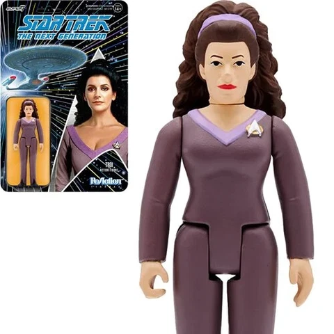 Troi Star Trek Next Generation Super 7 Reaction Action Figure Cover