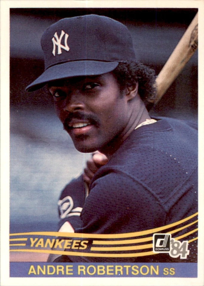 1984 DONRUSS ANDRE ROBERTSON NEW YORK YANKEES #347 - Image 1 of 2