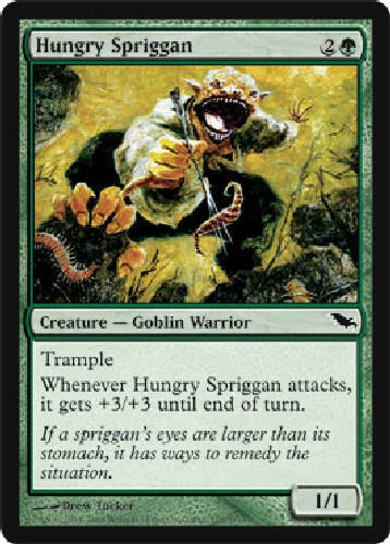 HUNGRY SPRIGGAN X4 4 4X Shadowmoor MTG Magic the Gathering Cards DJMagic - Image 1 of 1