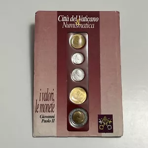 VATICAN Citta' del Vaticano & Numismatica i Valori le Monete PAPST JOHANNES PAUL II - Bild 1 von 14