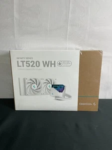 Refroidisseur CPU liquide haute performance 240 mm DeepCool LT520 WH blanc Infinity Series - Photo 1/12