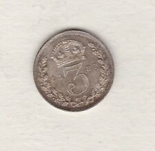 1887 VICTORIA JUBILEE HEAD SILVER THREEPENCE IN NEAR MINT CONDITION 