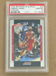2004 Bowman Chrome #23 Lebron James PSA 10 2nd Yr Cavs $419.99 - Picture 1 of 2