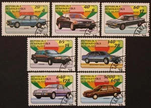 Madagascar: Michel No. 1404-1410 "Automobiles" from 1993, canceled - Picture 1 of 1