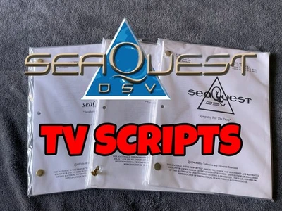 SEAQUEST TV SCRIPTS - 3 SCRIPTS EN TOTAL Foto 1 de 4