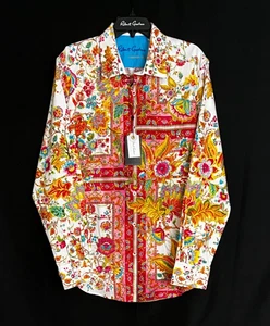 Robert Graham GIVERNY FLOWERS 2XL LIMITED EDITION $ 398 Neu mit Etikett klassische Passform XXL - Bild 1 von 10