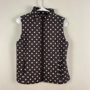 Loft Ann Taylor Womens XS Vest Top Puffer Vest Quilt Gray Zip Sleeveless Q41 - Picture 1 of 10