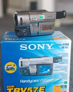 FULLY WORKING Sony CCD-TRV-57E Video8 Handy Cam, 0 LUX Night Mode , boxed. - Picture 1 of 9
