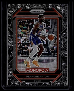 2022-23 Panini Prizm Monopoly #72 Deandre Ayton Monopoly Negro Clásico Iconos - Imagen 1 de 2