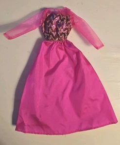 Barbie Fashions Hot Pink Prinzessin Ballkleid Partykleid - Bild 1 von 2