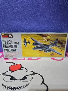 Monogram Grumman Tigercat F7F-3 Vintage Modell 1/72 Neu Sealed  - Bild 1 von 9