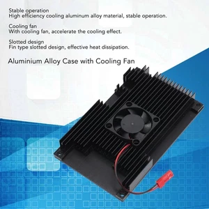 Aluminium Alloy Case With Cooling Fan Efficient Heat Dissipation Metal Pro AM - Afbeelding 1 van 22