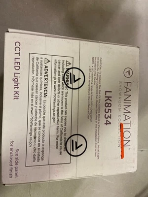 Fanimation LK8534BL Kute Black Ceiling Fan Light Kit - Image 1 of 4