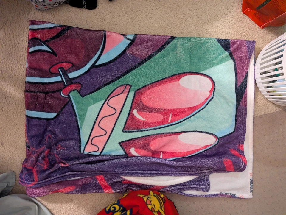 Invader Zim Tallest Red Blanket Large Soft Used. Great Condition Rare - Image 1 of 1