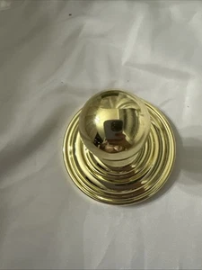 Poliertes Messing Gewandhaken Melard Greenwich #632358 Oberfläche Gold versiegelt Taiwan Neu aus altem Lagerbestand - Bild 1 von 17