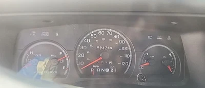 Crown Victoria 2004 equipo original velocímetro calibre grupo 93 k millas Ford Foto 1 de 4