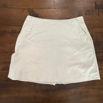Adidas Golf Skort Beige Women's Stretch Athletic Sport Skirt size 8 - Image 1 of 4