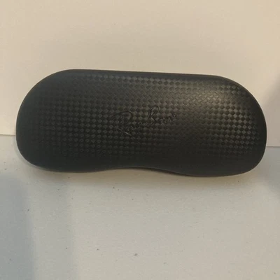 Ray-Ban Black Case Carbon Fiber Look Eyeglass Eyewear Sunglass Clam Shell Hard - Image 1 of 4