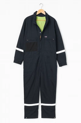MCR Safety Summit Breeze FR Coveralls CAT2 Navy Size 56R Reflective Workwear - Image 1 of 4