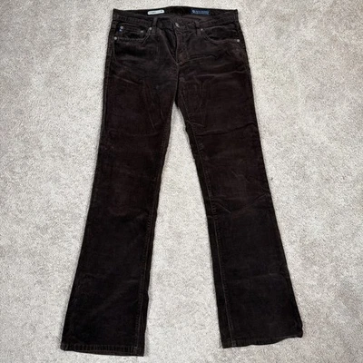 Pantalones AG Adriano Goldschmied Mujer 30R Marrón The Angel Pana tiro bajo Bootcut Foto 1 de 4