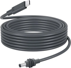CERRXIAN USB C to DC Power Cable for Starlink Mini, 16.4ft / 5m, gray - Photo 1/8