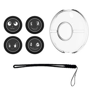 Für Pokémon GO Plus + PC Schutzhülle Case Cover Schale + Klebepads + Handschlaufe - Bild 1 von 12