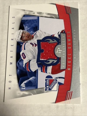 2006-07 Fleer Hot Prospects - Hot Materials Nigel Dawes #HM-ND (MEM, RC) - Image 1 of 2