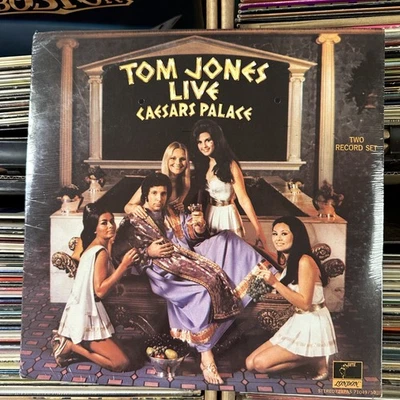 Live Caesar Palace Record Vinyl Tom Jones London  Sealed - Image 1 of 2
