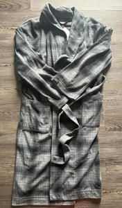 Target Men’s Goodfellow Long Sleeve Plaid Robe Size Small Medium S M New - Picture 1 of 5