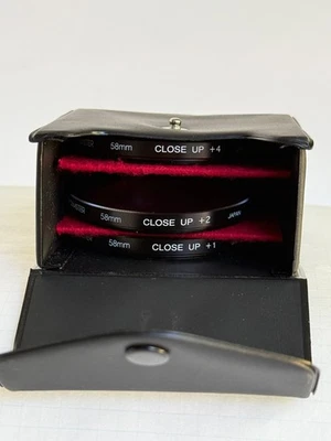 ProMaster Close Up Filter set of 3 for 58mm camera - Close Up +1, +2, and +4 - Image 1 of 3