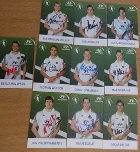 Hockey Nationalmannschaft 2010/11 - 10 signierte Autogrammkarten - Picture 1 of 1