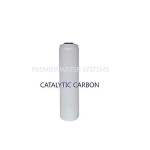 "Cartucho de filtro de agua catalítico GAC ELIMINACIÓN DE CLORAMINA/CLORO 2,5"" x 9,75" - Imagen 1 de 3