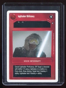Star Wars CCG Hoth WB: Lichtschwertmangel (SWCCG) - Bild 1 von 2