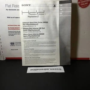 🔥ANLEITUNG für PlayStation 2 Interne Festplatte🔥 ✈️kostenloser Versand ✅ - Bild 1 von 2