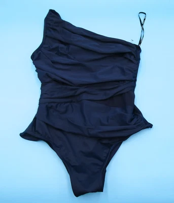 Traje de baño de una pieza de malla Jena azul marino talla US 12 Miraclesuit adelgazante Foto 1 de 4