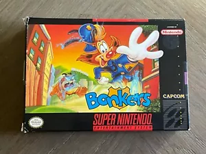 Vintage SNES “BONKERS” BOX W/ INSERT ONLY **NO GAME** - Picture 1 of 6