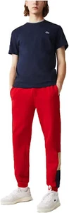 $110 Lacoste Mens Color Block Fleece Joggers XH7064-1FU Red, 5, L - Picture 1 of 3