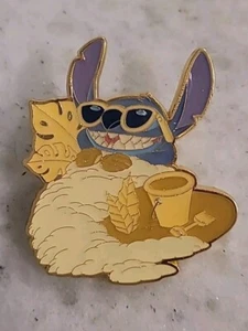 Loungefly Disney Stitch Tonal Scene Blind Box Pin Yellow Sand Mermaid - Picture 1 of 3