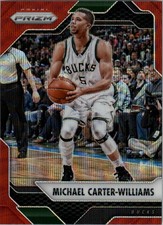 2016-17 Panini Prizm Prizms Ruby Wave #19 Michael Carter-Williams