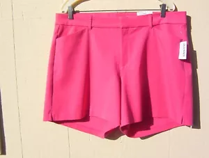 OLD NAVY TROUSER SHORTS PIXIE HIGH-RISE PINK SZ 2 ~NWT - Picture 1 of 3