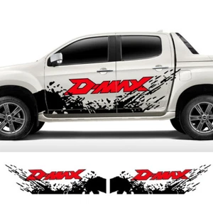 For Isuzu Dmax D-Max Pickup Door Side Car Sticker Graphics Mud Splash Mark Decal - Picture 1 of 14