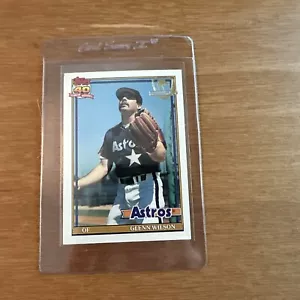 1991 Glenn Wilson - Topps DESERT SHIELD #476 Astros scharfe Ecken & Oberfläche NM+ - Bild 1 von 2
