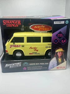 2023 Adventure Force Stranger Things Surfer Boy Pizza Van / Remote Control New - Picture 1 of 4