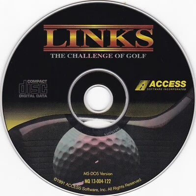 Vintage Links: The Challenge of Golf (PC, 1991) *DISC ONLY* - Image 1 of 2