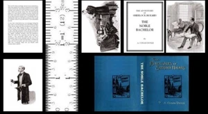 LIBRO IN MINIATURA SCALA 1:6 NOBILE SCAPOLO ILLUSTRATO SHERLOCK HOLMES SCALA DA GIOCO - Foto 1 di 1