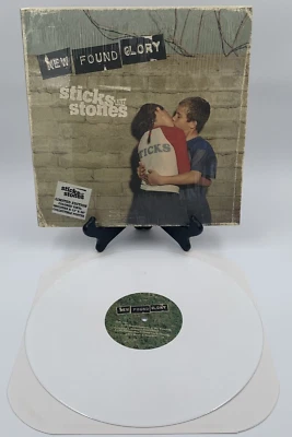 New Found Glory Sticks And Stones Original Numbered Press WHITE vinyl LP RARE Foto 1 de 4