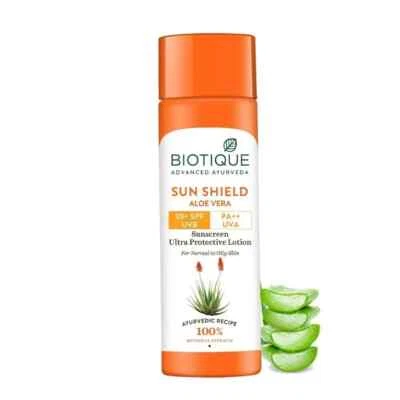 Biotique Bio Carrot Face & Body Sun Lotion With Spf 40 For All Skin Types 120ml - Image 1 of 4