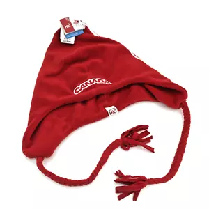 Team Canada 2006 Torino Winter Olympics HBC Red Winter Tassels Toque Beanie NWT - Picture 1 of 10