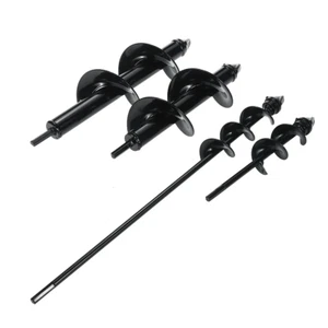 Earth Auger Drill Bit Digger Spiral Bit Replace Attachment Garden Planting Drill - Picture 1 of 9